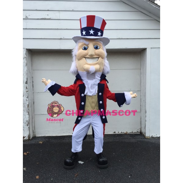 Superb Uncle Sam Mascot Costume