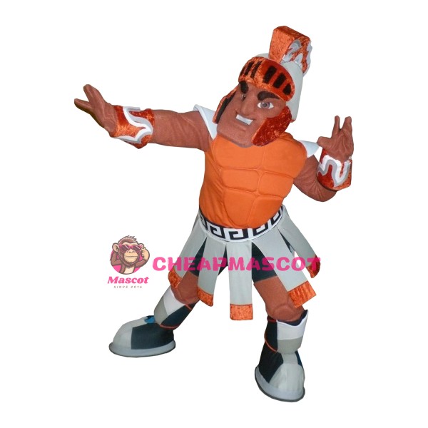 Orange Titan Mascot Costume