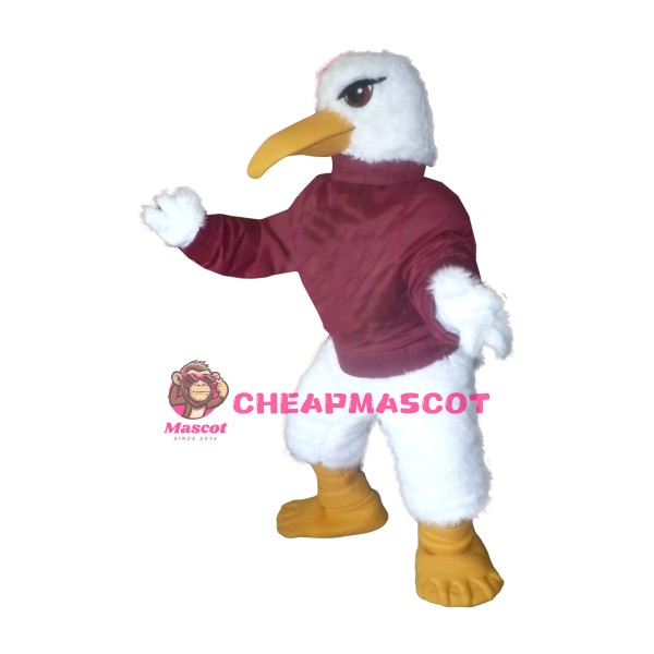 College Seagull Mascot Costume