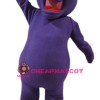 Superb Purple Hippo Mascot Costume