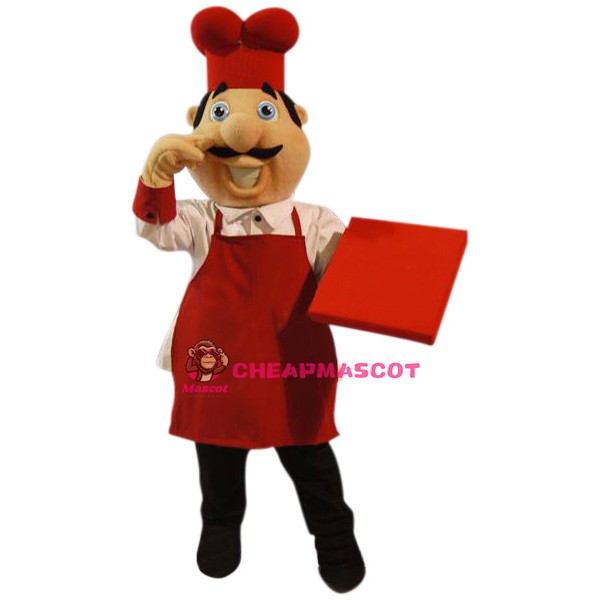 Superb Pizza Chef Mascot Costume