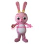 Superb Pink Bunny Mascot Costume