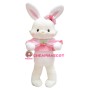 Pink & White Rabbit Mascot Costume