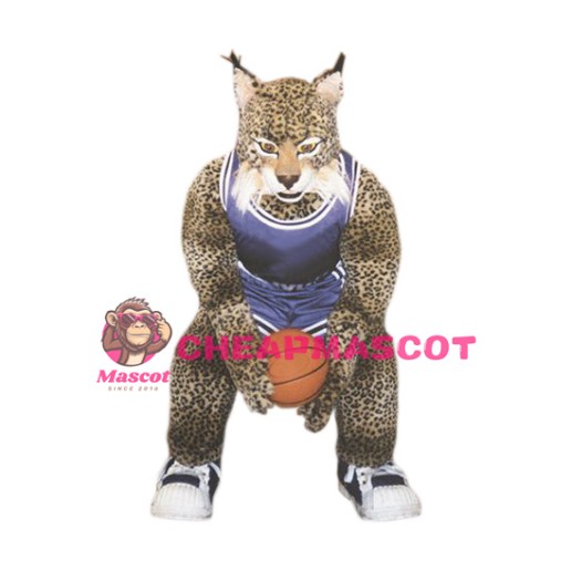 Superb College Bobcat Mascot Costume