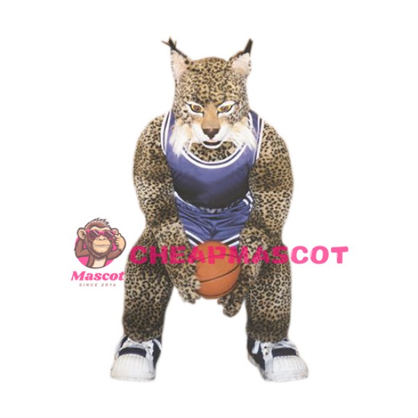 Superb College Bobcat Mascot Costume