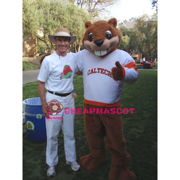 Superb Friendly Beaver Mascot Costume