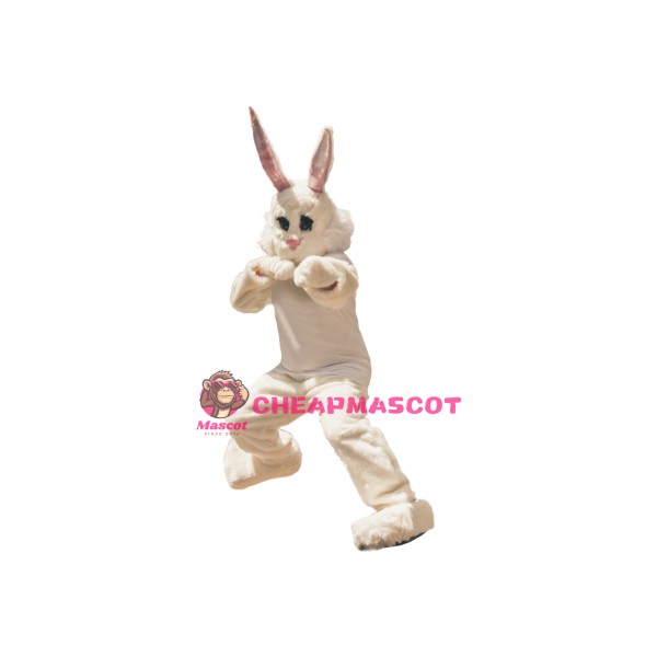 Energetic Bunny Mascot Costume