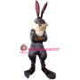 Superb Power Bunny Mascot Costume