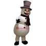 Affordable Friendly Snowman Mascot Costume