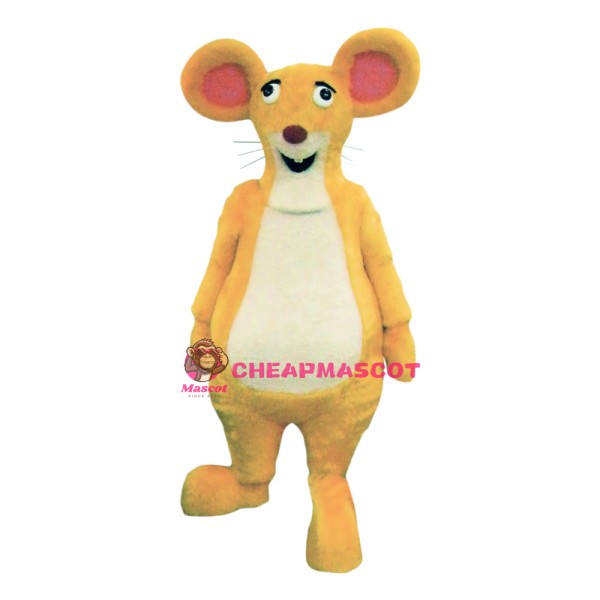 Yellow Mouse Mascot Costume