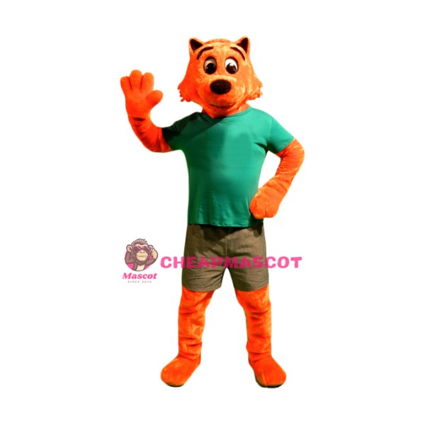 Superb Orange Cat Mascot Costume