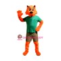 Superb Orange Cat Mascot Costume