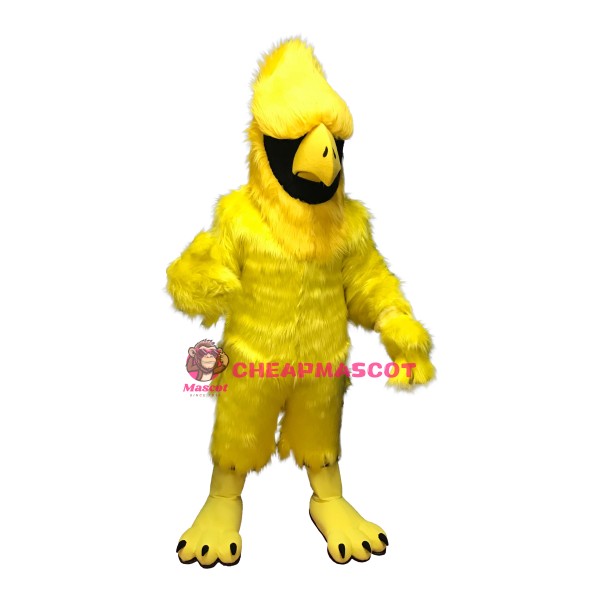 Fierce Yellow Bird Mascot Costume