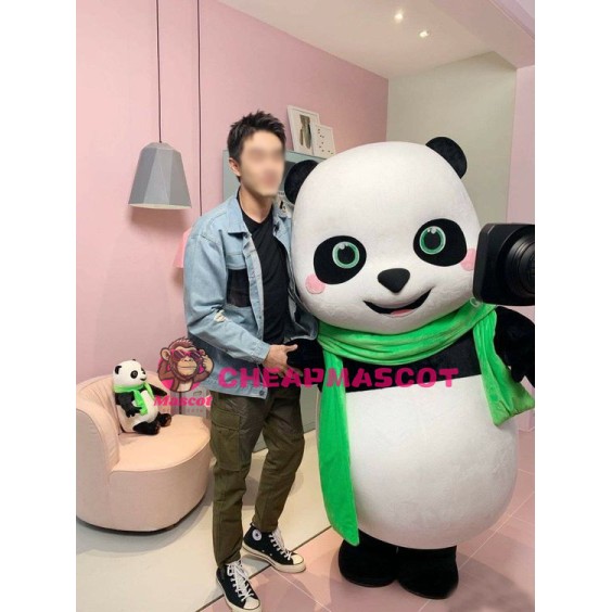 Superb Happy Panda Mascot Costume