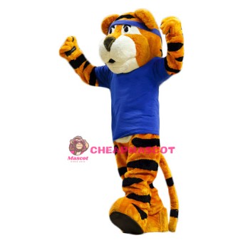 Superb School Sport Tiger Mascot Costume