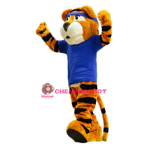 Superb School Sport Tiger Mascot Costume