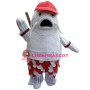 White Fish Mascot Costume