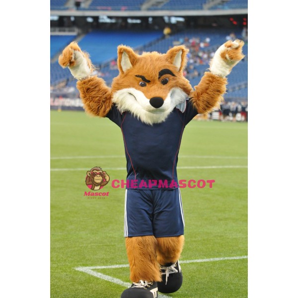 Power Sport Fox Mascot Costume