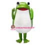 Funny Green Frog Mascot Costume