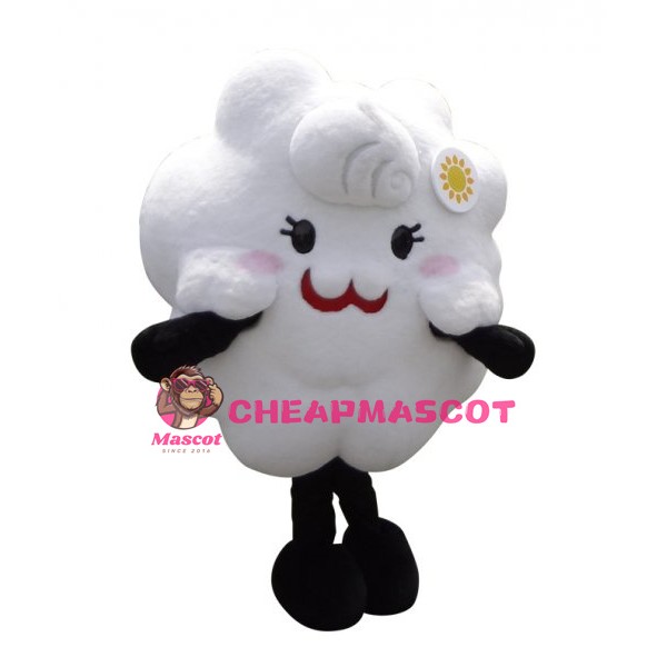 White Cloud Mascot Costume