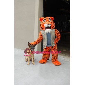 Superb Power Tiger Mascot Costume