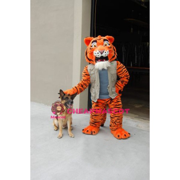 Superb Power Tiger Mascot Costume