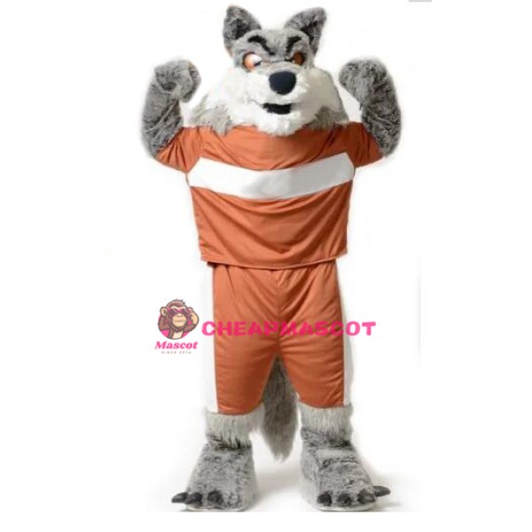 Superb Power Wolf Mascot Costume