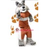 Superb Power Wolf Mascot Costume