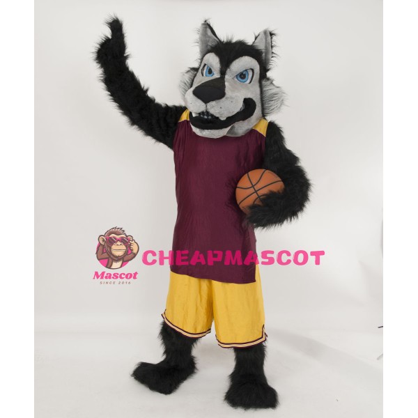 Power Sport Lightweight Wolf Mascot Costume