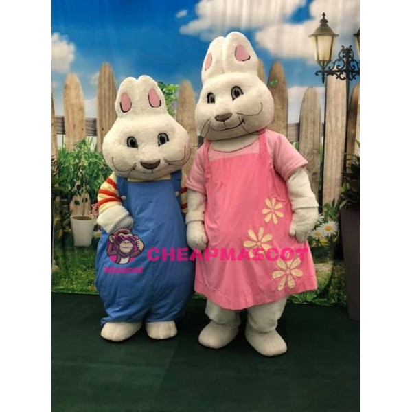 Max & Ruby Bunny Mascot Costume