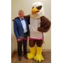 Friendly Sport Eagle Mascot Costume