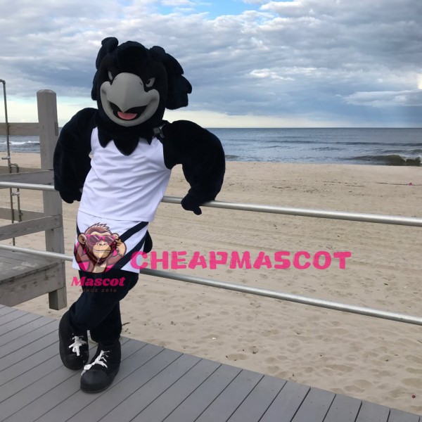Black College Hawk Mascot Costume