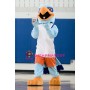 Blue Sport Eagle Mascot Costume
