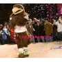 Sport Brown Hawk Mascot Costume