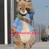 Superb Realistic Peter Rabbit Mascot Costume 