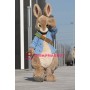 Superb Realistic Peter Rabbit Mascot Costume 