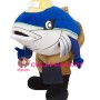 Affordable Blue Fish Mascot Costume