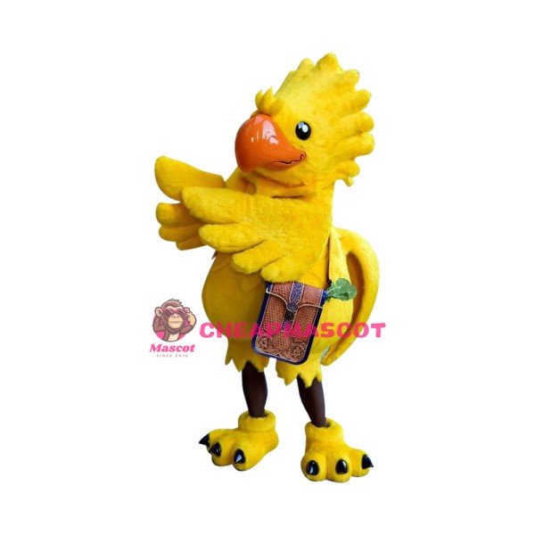 Superb Yellow Parrot Mascot Costume