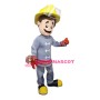Professional Fireman Mascot Costume