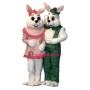 Friendly Mr & Mrs Rabbit Mascot Costume