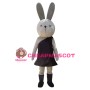 Funny White Rabbit Mascot Costume