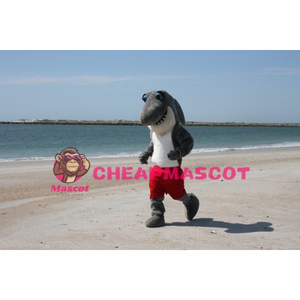 Running Shark Mascot Costume