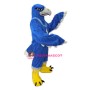 Superb Blue Eagle Mascot Costume