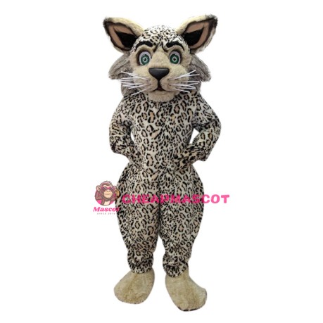 Superb Friendly Leopard Mascot Costume