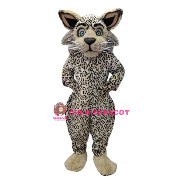 Superb Friendly Leopard Mascot Costume