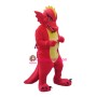 Superb Red Dragon Mascot Costume