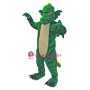 Fierce Green Dragon Mascot Costume