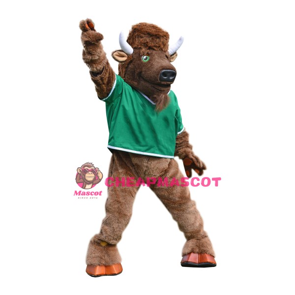 Power Sport Bison Mascot Costume