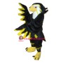 Fierce Black Hawk Mascot Costume