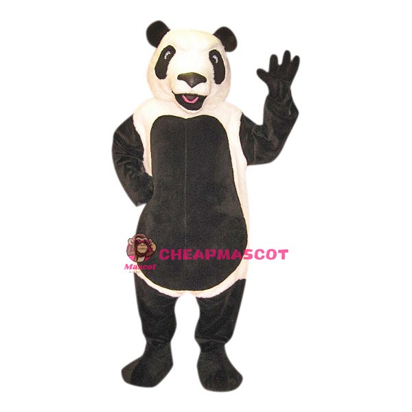 Superb Realistic Panda Mascot Costume